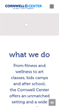 Mobile Screenshot of cornwellcenter.org